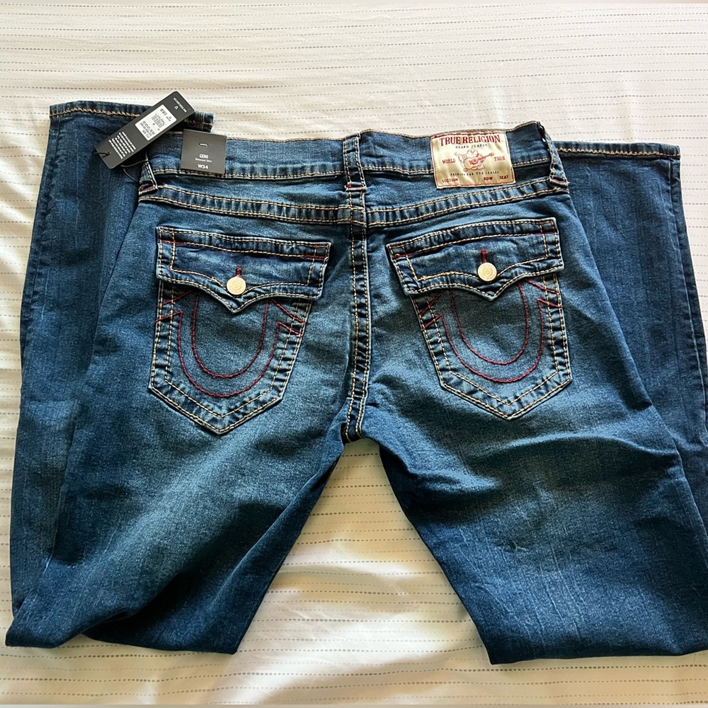 True Religion 34 Geno Relaxed Slim Jeans - Picture 3 of 14